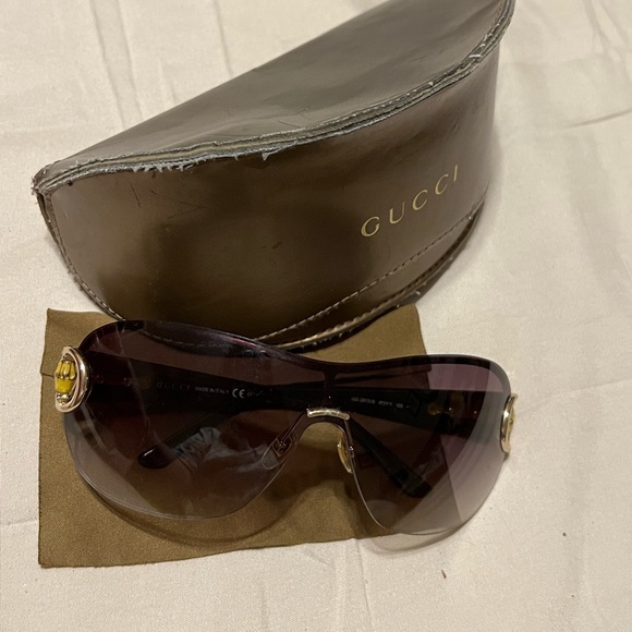 SOLD**** Authentic Gucci Bamboo Sunglasses GG 2875/S tortoise - Picture 10 of 15